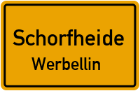 Werbelliner Dorfstraße in SchorfheideWerbellin