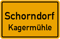 Kagermühle in 93489 Schorndorf (Kagermühle)