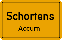 Straßenverzeichnis Schortens Accum