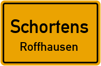 Straßenverzeichnis Schortens Roffhausen