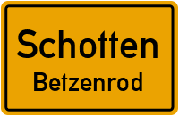 Straßenverzeichnis Schotten Betzenrod