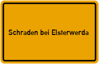 City Sign Schraden bei Elsterwerda