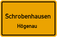Straßenverzeichnis Schrobenhausen Högenau