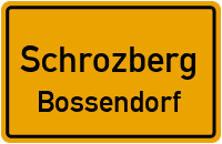 Straßenverzeichnis Schrozberg Bossendorf