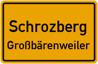 Straßenverzeichnis Schrozberg Großbärenweiler