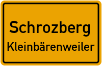 Straßenverzeichnis Schrozberg Kleinbärenweiler