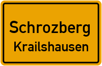 Schrozberger Straße in SchrozbergKrailshausen