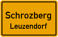 Pfarrgartenweg in SchrozbergLeuzendorf