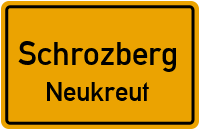 Straßenverzeichnis Schrozberg Neukreut