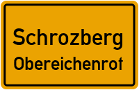 Straßenverzeichnis Schrozberg Obereichenrot