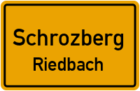 Alte Gasse in SchrozbergRiedbach