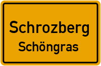 Straßenverzeichnis Schrozberg Schöngras
