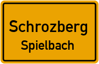 Straßenverzeichnis Schrozberg Spielbach
