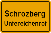 Straßenverzeichnis Schrozberg Untereichenrot