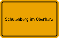 Schulenberg im Oberharz in Niedersachsen