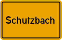 Ortsschild von Gemeinde Schutzbach in Rheinland-Pfalz