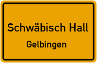 Bergstraße in Schwäbisch HallGelbingen