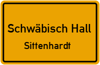 Hardtstraße in Schwäbisch HallSittenhardt