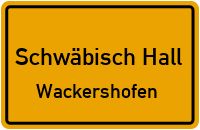 Linsengasse in Schwäbisch HallWackershofen