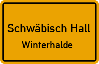Winterhalde in Schwäbisch HallWinterhalde