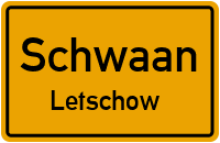 Bandower Chaussee in SchwaanLetschow