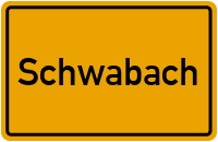 City Sign Schwabach