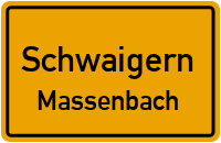Bergstraße in SchwaigernMassenbach