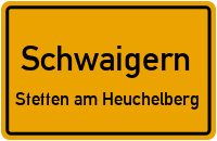 Roter Brunnen Weg in SchwaigernStetten am Heuchelberg