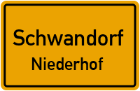 Straßenverzeichnis Schwandorf Niederhof