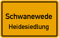 Molkereiweg in SchwanewedeHeidesiedlung