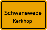 Schoolpadd in SchwanewedeKerkhop