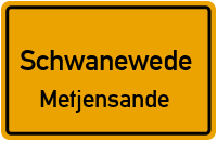 Flachsbergweg in SchwanewedeMetjensande