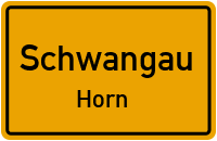 Straßenverzeichnis Schwangau Horn