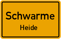 Forststraße in SchwarmeHeide