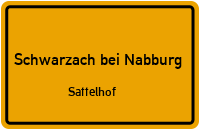 Straßenverzeichnis Schwarzach bei Nabburg Sattelhof