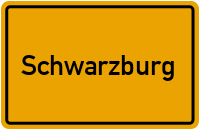 City Sign Schwarzburg