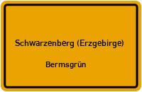 Gemeindestraße in Schwarzenberg (Erzgebirge)Bermsgrün