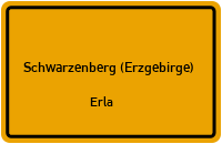 Breitenbrunner Straße in Schwarzenberg (Erzgebirge)Erla
