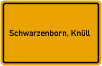 City Sign Schwarzenborn, Knüll