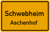Sudetenstraße in SchwebheimAschenhof