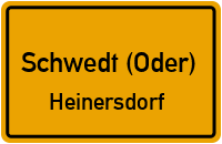 Lange Straße in Schwedt (Oder)Heinersdorf