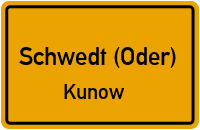 Straßen in Schwedt (Oder) Kunow