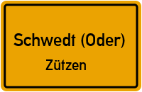 Criewener Straße in Schwedt (Oder)Zützen