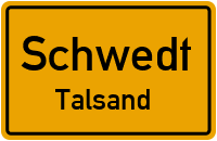 Feldstraße in SchwedtTalsand