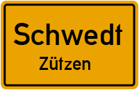 Am Zützener Kanal in SchwedtZützen