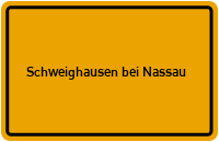 City Sign Schweighausen bei Nassau