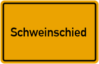 Ortsschild von Gemeinde Schweinschied in Rheinland-Pfalz