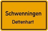 Straßen in Schwenningen Dettenhart