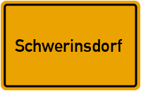 Ortsschild von Gemeinde Schwerinsdorf in Niedersachsen