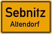 Wiesenweg in SebnitzAltendorf